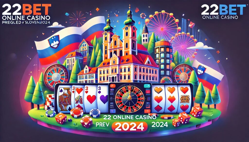 22BET online casino pregled v Sloveniji 2024