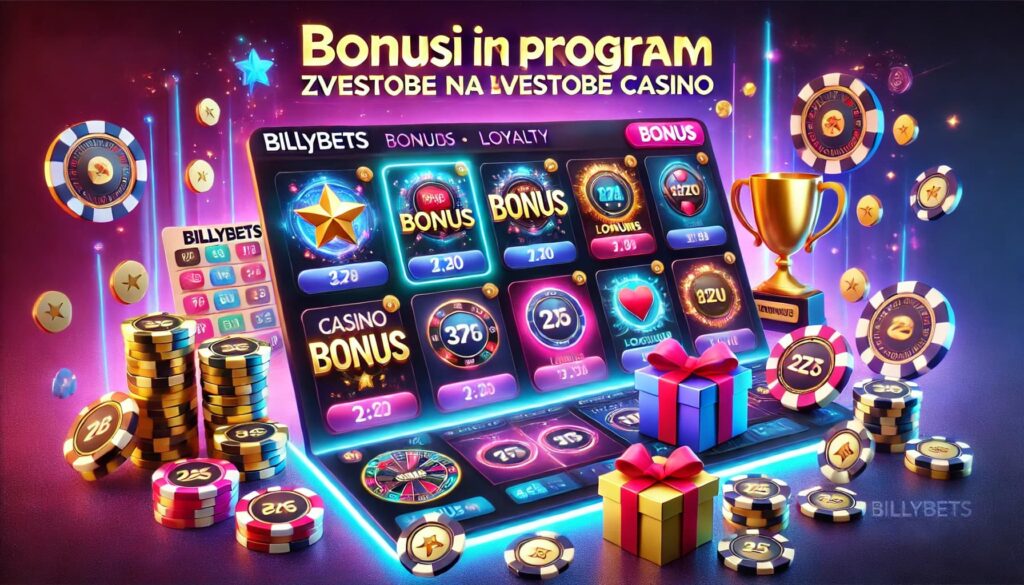 Bonusi in programi zvestobe na Billybets casino