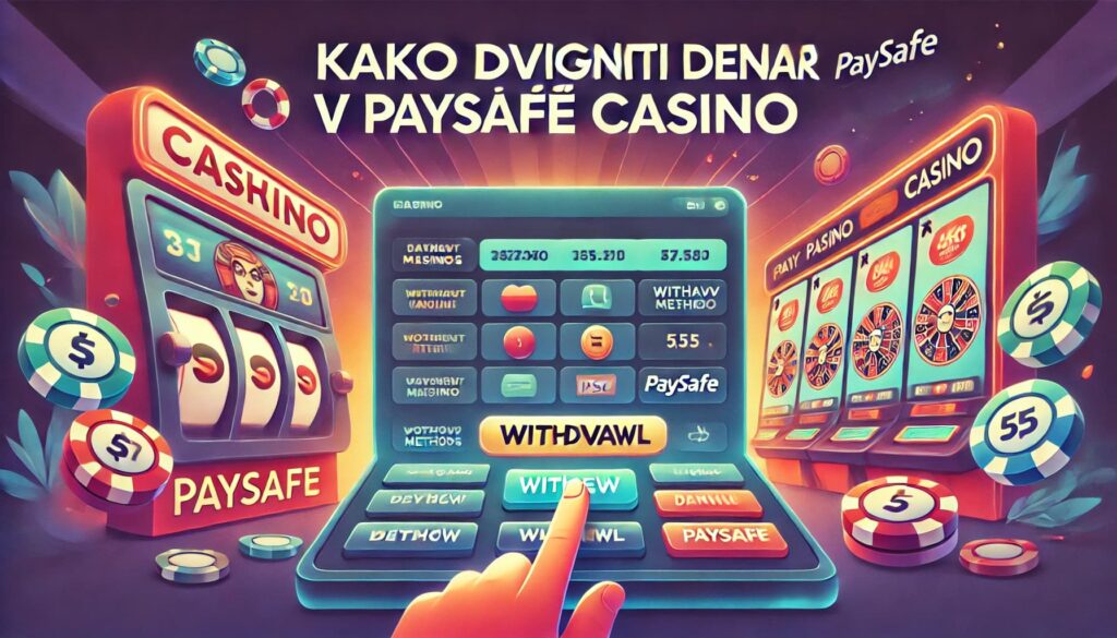 Kako dvigniti denar v paysafe casino