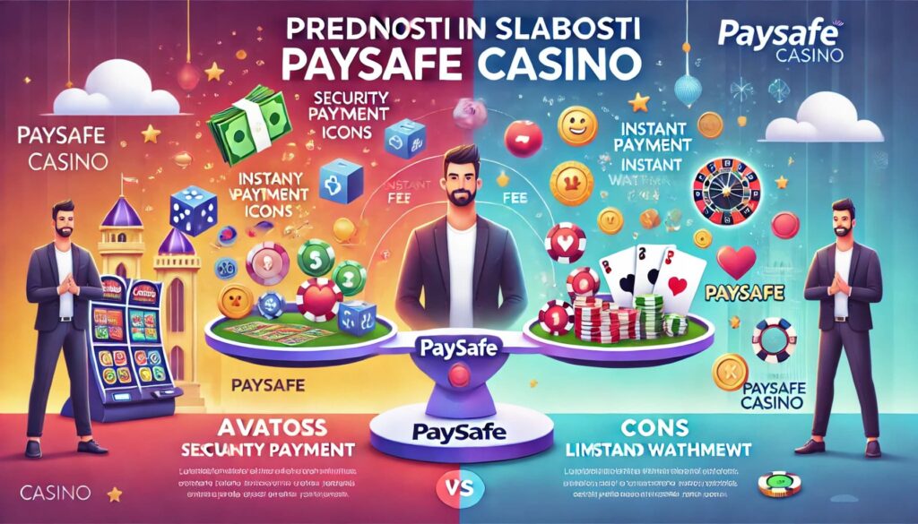 Prednosti in slabosti paysafe casino